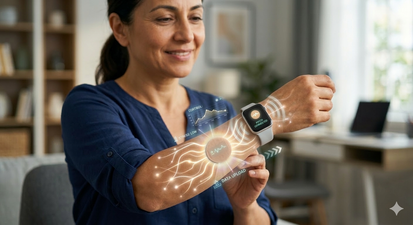 Investigadores del MIT crean un parche inteligente capaz de medir el cortisol en tiempo real. Descubre cómo este biosensor revolucionará