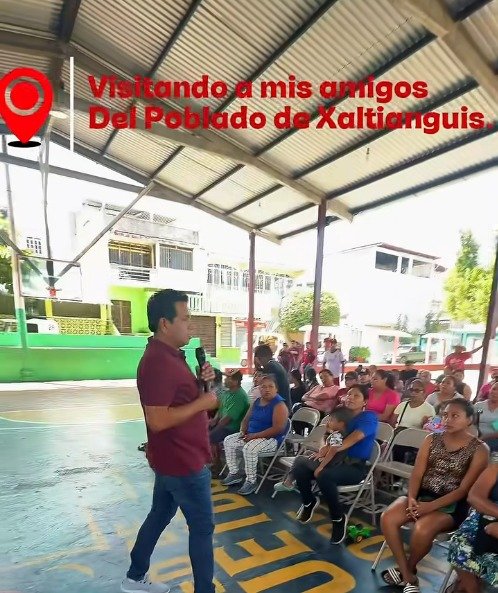 Carlos Granda visita Xaltianguis para fortalecer el diálogo con la comunidad y llevar su programa alimentario de pollo y huevo a bajo costo. "Acapulco tiene memoria", afirma tras 25 años de labor social.