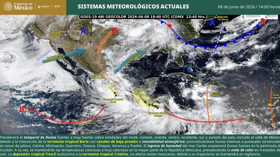 Tormenta tropical ‘Alvin’ enciende alertas en Guerrero