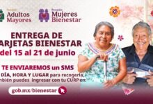 La Secretaría de Bienestar entregará tarjetas para Adultos Mayores y Mujeres Bienestar del 15 al 21 de junio; consulta requisitos y fechas.