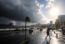 México enfrentará lluvias fuertes, calor de hasta 45°C y rachas de viento este martes. Guerrero figura entre los estados con mayor riesgo por inundaciones.