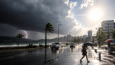 México enfrentará lluvias fuertes, calor de hasta 45°C y rachas de viento este martes. Guerrero figura entre los estados con mayor riesgo por inundaciones.
