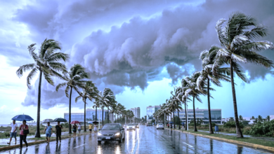 El SMN prevé lluvias fuertes en Guerrero y otros estados, además del inicio de una onda de calor en Baja California, Sonora y Baja California Sur.