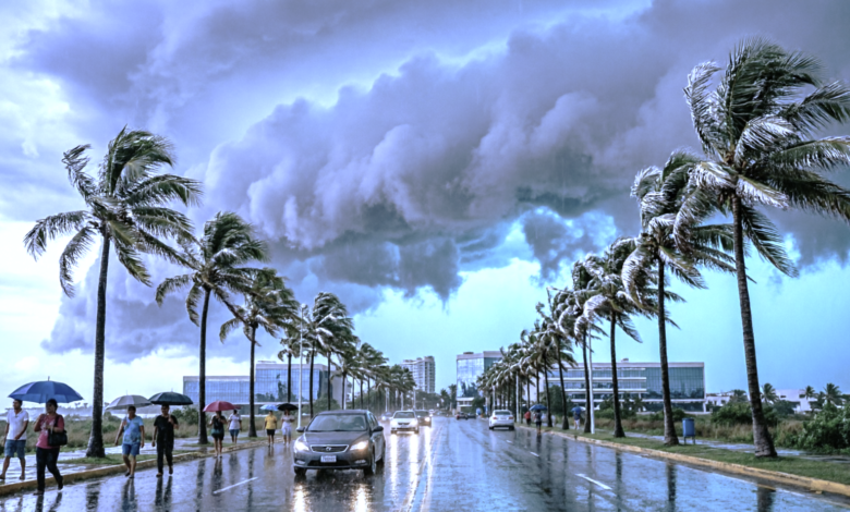 El SMN prevé lluvias fuertes en Guerrero y otros estados, además del inicio de una onda de calor en Baja California, Sonora y Baja California Sur.