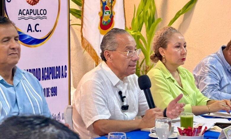 De la crisis del agua a la seguridad: en qué consiste la Agenda Estratégica "Acapulco 2050" presentada por Fermín Alvarado ante el Grupo Solidaridad