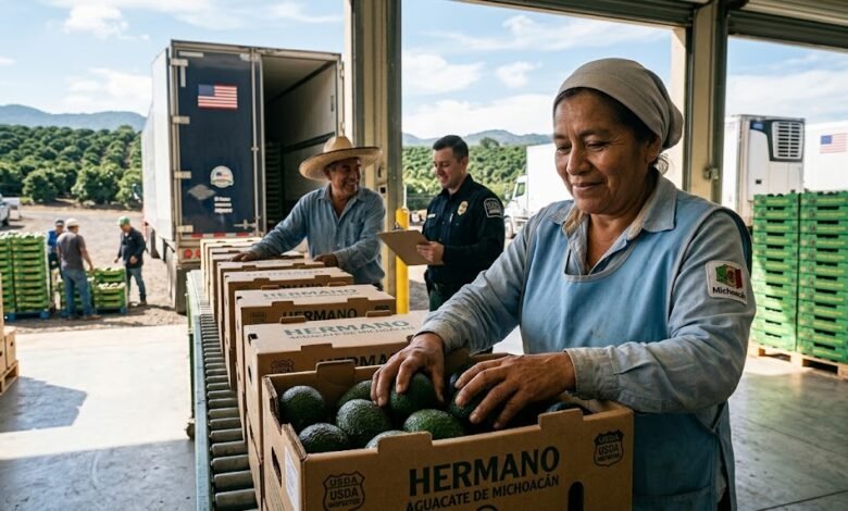 Michoacán reanuda las exportaciones de aguacate a EU, pero productores mantienen el temor por la inseguridad y las extorsiones en la región.