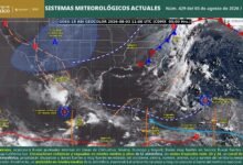 Alerta por lluvias intensas en Chihuahua, Sinaloa, Durango y Nayarit, y calor extremo de 45°C. Conoce el pronóstico del SMN y recomendaciones.