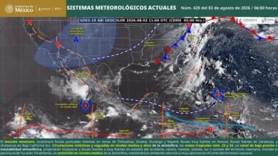 Alerta por lluvias intensas en Chihuahua, Sinaloa, Durango y Nayarit, y calor extremo de 45°C. Conoce el pronóstico del SMN y recomendaciones.