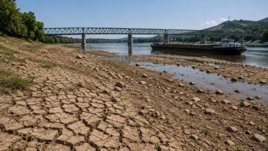 La sequía del Danubio reduce generación eléctrica, afecta el transporte y la agricultura en Europa, reflejando el impacto del cambio climático