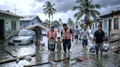 El SMN pronostica lluvias muy fuertes en Guerrero. Acapulco Times pregunta si la alerta llegó a tiempo a familias y escuelas.