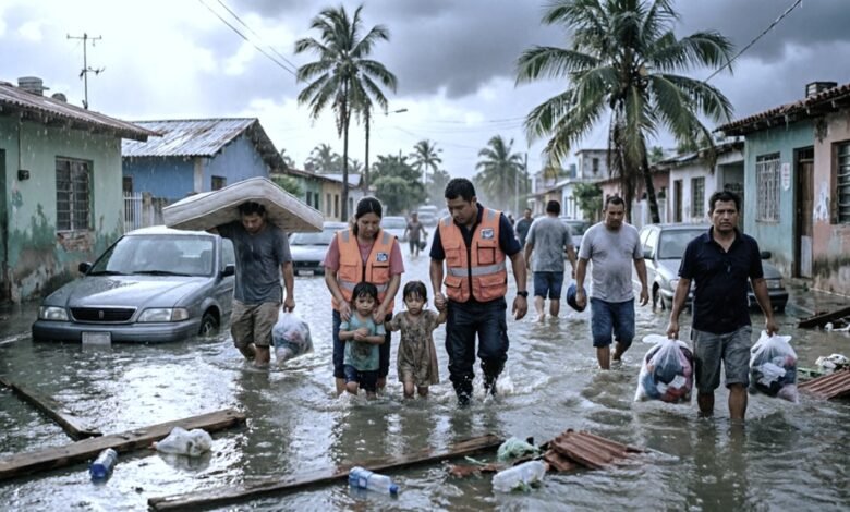 El SMN pronostica lluvias muy fuertes en Guerrero. Acapulco Times pregunta si la alerta llegó a tiempo a familias y escuelas.