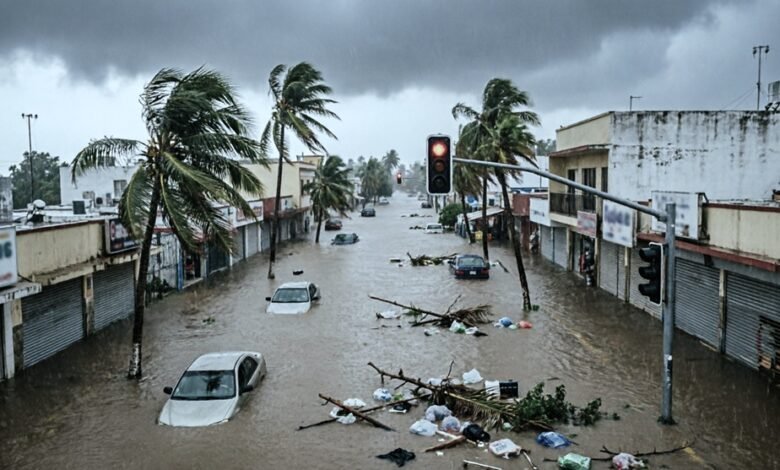 Lluvias muy fuertes amenazan Guerrero, Jalisco, Colima, Michoacán y Nayarit. Habrá tormentas eléctricas, granizo y oleaje de hasta 2 metros.