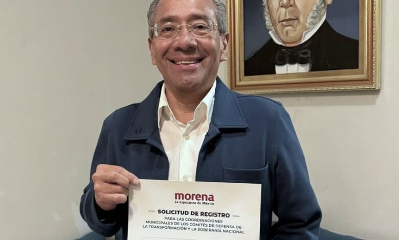 El Mtro. Fermín Alvarado se registra en Morena para coordinar la Defensa de la Transformación en Acapulco con visión al 2030, 2040 y 2050.